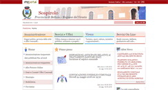 Desktop Screenshot of comune.sospirolo.bl.it